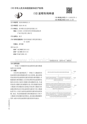 基于大数据的科技成果转化服务数据处理方法及系统